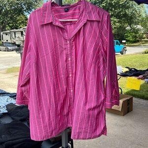 Chaps 100% cotton 3/4 sleeve size 3X